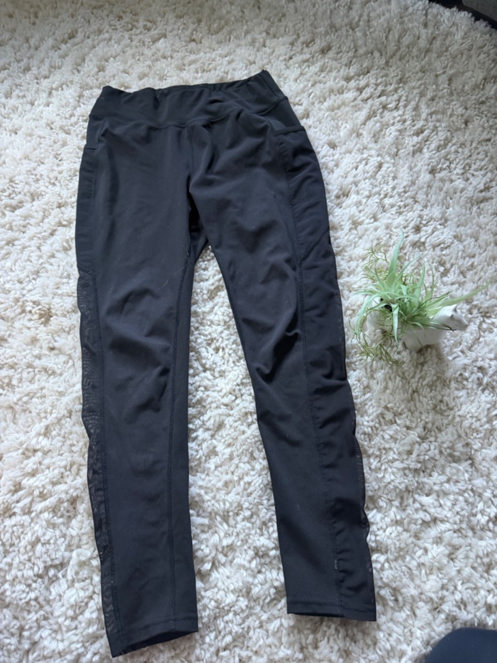 Comfortable ProFit black high-waist Black High-Waist Performance mesh see throug - Picture 5 of 8
